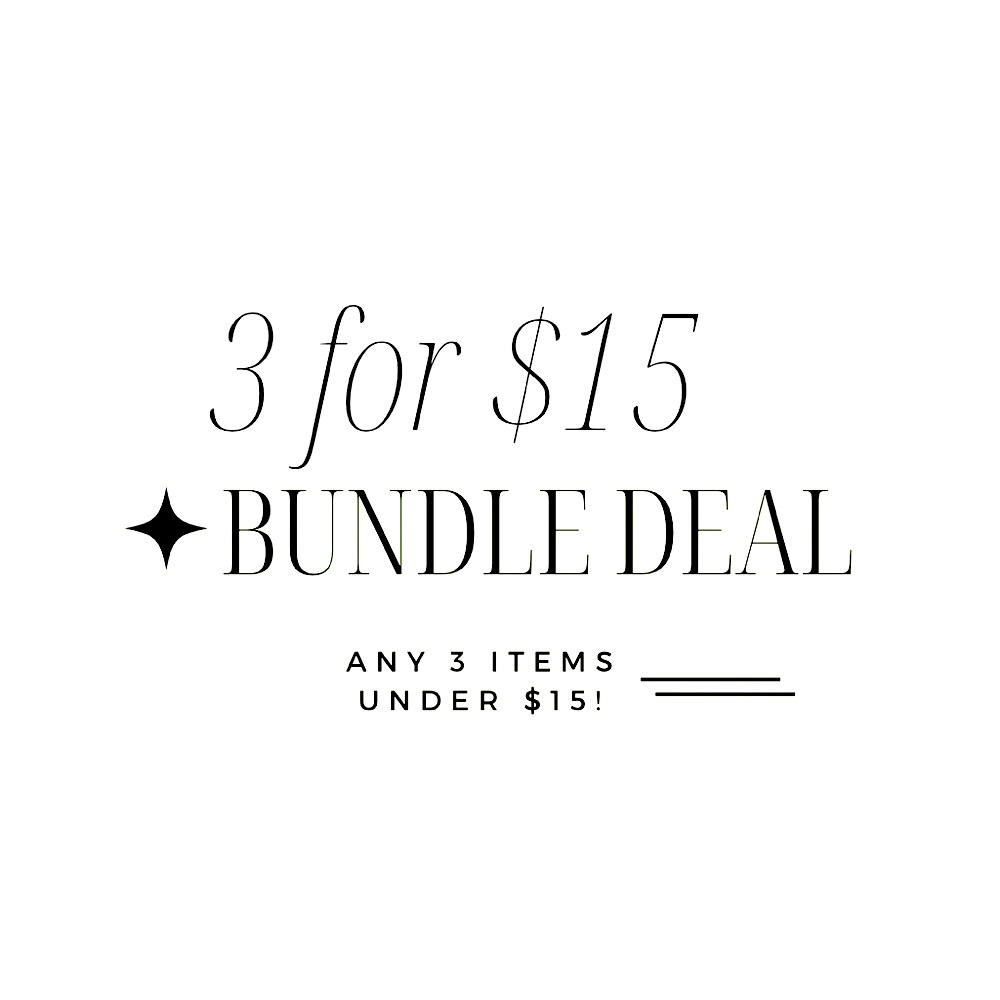 3 for $15 Bundle Deal for Items Under $15